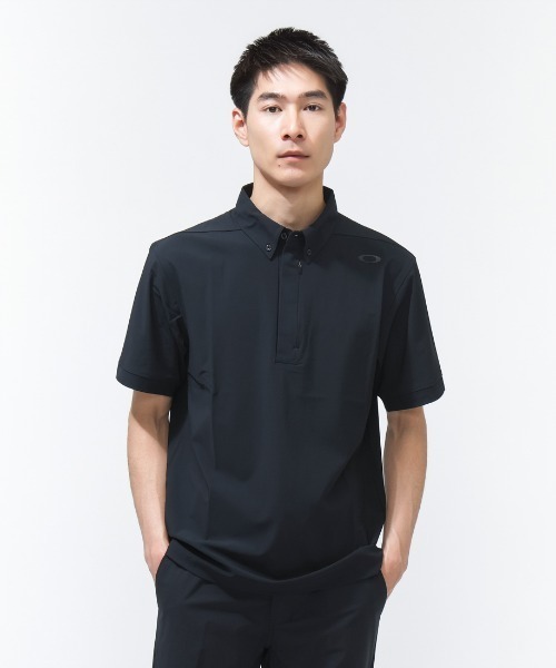 OAKLEY(オークリー)の「オークリー MULTI SS BD SHIRTS 1.0(ポロシャツ・メンズ・ブラック/ホワイト/ネイビー・3L/M/L/LL)」の2枚目の写真