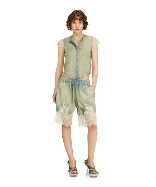DIESEL（ディーゼル）の「ウィメンズ デニムショートパンツ DE-MALKIA