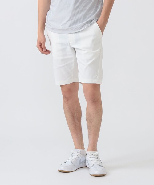 BEAMS GOLF（ビームスゴルフ）の「PURPLE LABEL / ストレッチ オックスフォード 3D ショートパンツ（接触冷感・UVカット）（その他パンツ・メンズ・ホワイト/ネイビー/オリーブ・52/50/48/46/44）」の9枚目の写真