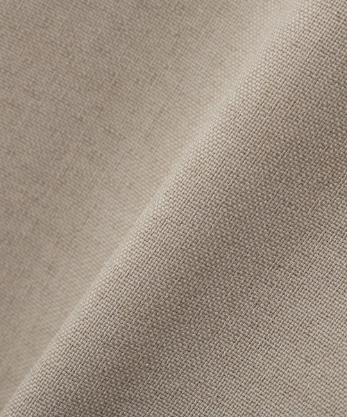 AMERICAN HOLIC（アメリカンホリック）の「【接触冷感・イージーケア】リネンライク半袖ジャケット（テーラードジャケット・レディース・ブラック/ブラウン/グレイッシュベージュ・L/M）」の6枚目の写真