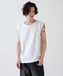 無地 ノースリーブ Tシャツ