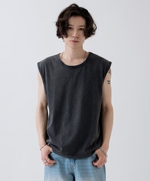 無地 ノースリーブ Tシャツ