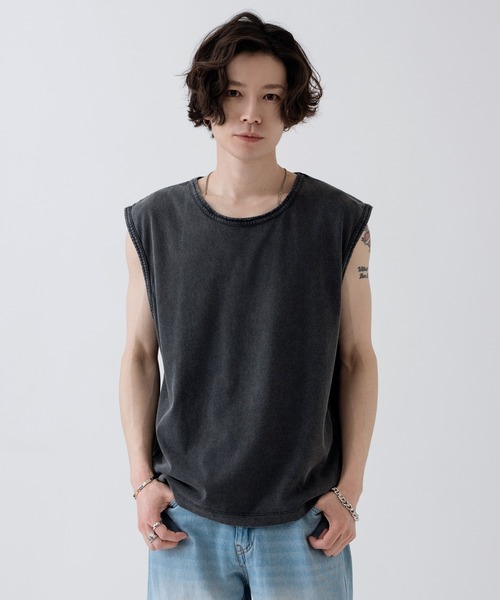 improves(インプローブス)の「無地 ノースリーブ Tシャツ(タンクトップ・メンズ・ホワイト/ブラック/その他・LARGE/X-LARGE/MEDIUM)」の3枚目の写真