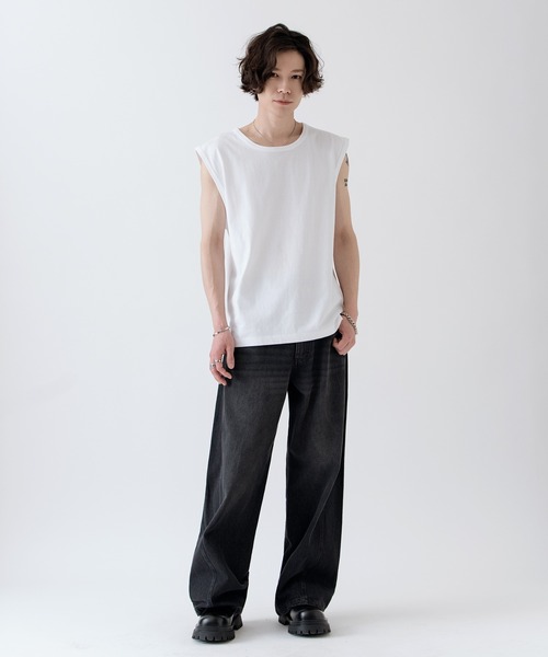improves(インプローブス)の「無地 ノースリーブ Tシャツ(タンクトップ・メンズ・ホワイト/ブラック/その他・LARGE/X-LARGE/MEDIUM)」の7枚目の写真