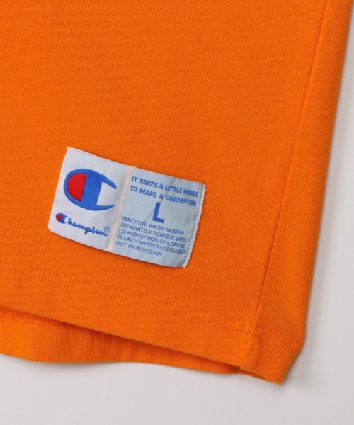 Champion（チャンピオン）の「【Champion/チャンピオン 】フットボールTシャツ（Tシャツ/カットソー・メンズ・オレンジ/杢グレー/ホワイト/ブラック・M/L/XL）」の14枚目の写真