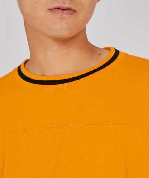 Champion（チャンピオン）の「【Champion/チャンピオン 】フットボールTシャツ（Tシャツ/カットソー・メンズ・オレンジ/杢グレー/ホワイト/ブラック・M/L/XL）」の22枚目の写真