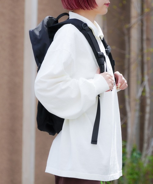 BEN DAVIS(ベンデイビス)の「【BEN DAVIS/ベンデイビス】【中身が見えるメッシュポケット】デイパック 30L大容量 前面2ポケット 15インチPC収納(バックパック/リュック・メンズ・ブラック/ブルー/レッド・FREE)」の14枚目の写真