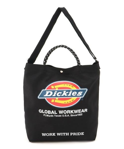 Dickies(ディッキーズ)の「DICKIES LOGO PRINT ROPE 2WAY SHOULDER BAG(ショルダーバッグ・メンズ・ブラック/アイボリー/ホワイト/ブラック系2・FREE)」の3枚目の写真