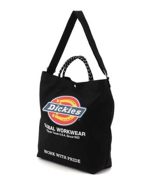 Dickies(ディッキーズ)の「DICKIES LOGO PRINT ROPE 2WAY SHOULDER BAG(ショルダーバッグ・メンズ・ブラック/アイボリー/ホワイト/ブラック系2・FREE)」の6枚目の写真