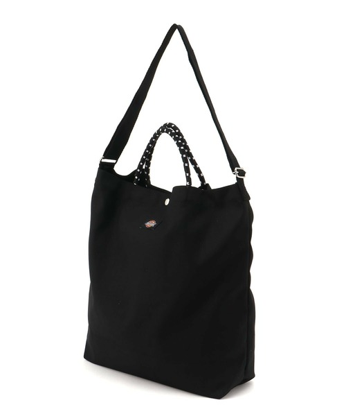 Dickies(ディッキーズ)の「DICKIES LOGO PRINT ROPE 2WAY SHOULDER BAG(ショルダーバッグ・メンズ・ブラック/アイボリー/ホワイト/ブラック系2・FREE)」の7枚目の写真