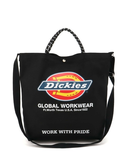 Dickies(ディッキーズ)の「DICKIES LOGO PRINT ROPE 2WAY SHOULDER BAG(ショルダーバッグ・メンズ・ブラック/アイボリー/ホワイト/ブラック系2・FREE)」の8枚目の写真