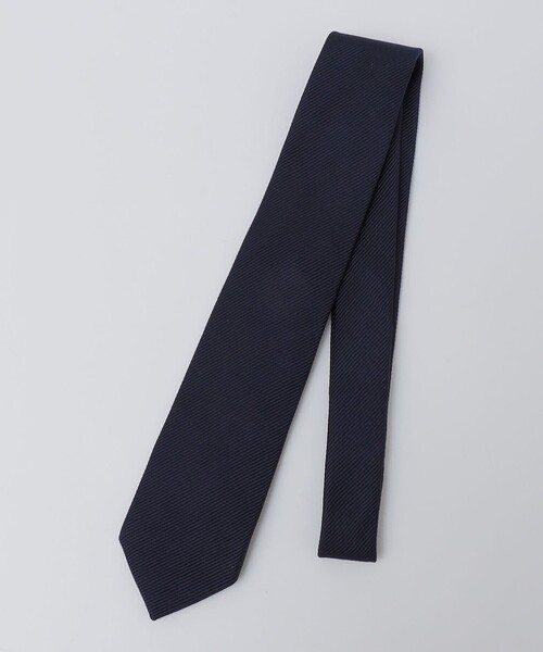 SHIPS(シップス)の「【SHIPS別注】THE SOLE: モガドール ネイビー ソリッド ネクタイ(ネクタイ・メンズ・ネイビー・ONE SIZE)」の4枚目の写真