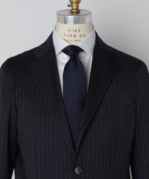 SHIPS(シップス)の「【SHIPS別注】THE SOLE: モガドール ネイビー ソリッド ネクタイ(ネクタイ・メンズ・ネイビー・ONE SIZE)」の8枚目の写真