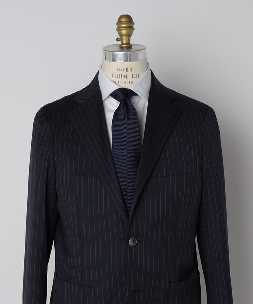 SHIPS(シップス)の「【SHIPS別注】THE SOLE: モガドール ネイビー ソリッド ネクタイ(ネクタイ・メンズ・ネイビー・ONE SIZE)」の9枚目の写真