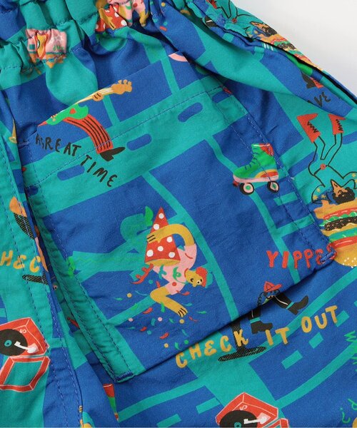 F.O.KIDS(エフオーキッズ)の「【水陸両用/撥水加工】ハイブリッドショーツ(その他パンツ・キッズ・ブルー/レインボー/キナリ・120/110/100/90/160/150/140/130/80)」の4枚目の写真