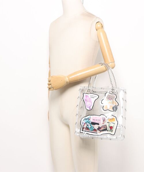 Cepica(セピカ)の「【HEY! Mrs ROSE】POCKETS BAG(ショルダーバッグ・レディース・クリア/ピンク・FREE)」の22枚目の写真