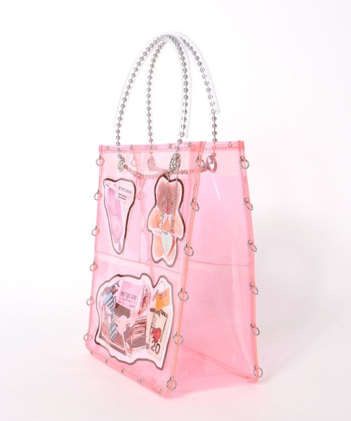 Cepica(セピカ)の「【HEY! Mrs ROSE】POCKETS BAG(ショルダーバッグ・レディース・クリア/ピンク・FREE)」の12枚目の写真