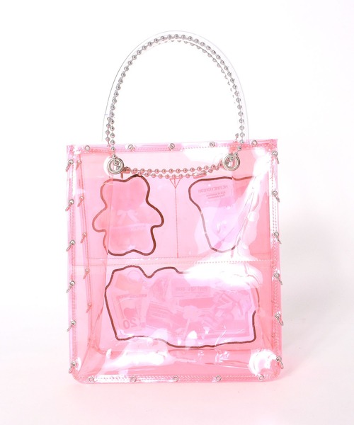 Cepica(セピカ)の「【HEY! Mrs ROSE】POCKETS BAG(ショルダーバッグ・レディース・クリア/ピンク・FREE)」の13枚目の写真