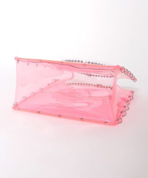 Cepica(セピカ)の「【HEY! Mrs ROSE】POCKETS BAG(ショルダーバッグ・レディース・クリア/ピンク・FREE)」の14枚目の写真