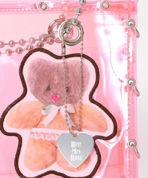 Cepica(セピカ)の「【HEY! Mrs ROSE】POCKETS BAG(ショルダーバッグ・レディース・クリア/ピンク・FREE)」の16枚目の写真