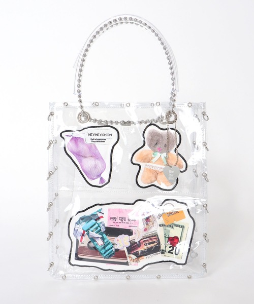 Cepica(セピカ)の「【HEY! Mrs ROSE】POCKETS BAG(ショルダーバッグ・レディース・クリア/ピンク・FREE)」の17枚目の写真