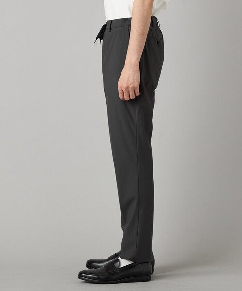 COMME CA MEN（コムサメン）の「【セットアップ対応】福井産 ナイロントリコットジャージー テーパードパンツ（スラックス・メンズ・グレー・M/L/S）」の10枚目の写真