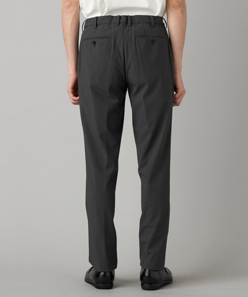 COMME CA MEN（コムサメン）の「【セットアップ対応】福井産 ナイロントリコットジャージー テーパードパンツ（スラックス・メンズ・グレー・M/L/S）」の11枚目の写真