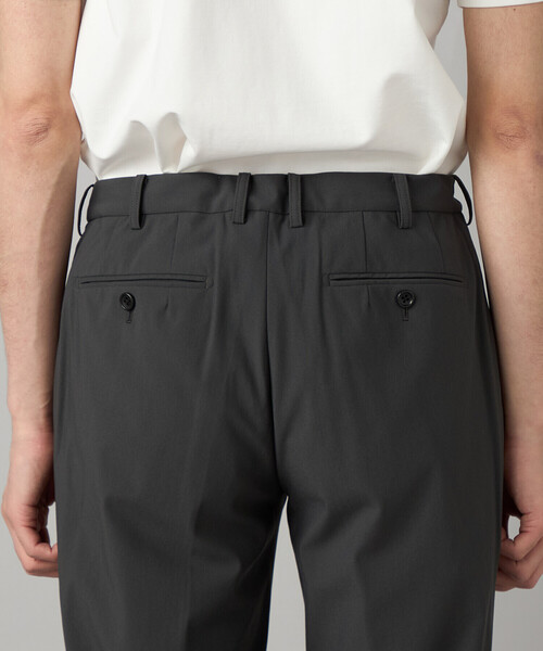 COMME CA MEN（コムサメン）の「【セットアップ対応】福井産 ナイロントリコットジャージー テーパードパンツ（スラックス・メンズ・グレー・M/L/S）」の13枚目の写真
