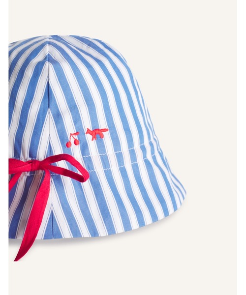Maison Kitsune(メゾンキツネ)の「GRIGRI STRIPED POPLIN HAT(ハット・キッズ・ストライプ・4/3/2)」の3枚目の写真