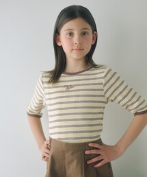 MILLER（ミラー）の「【別注】＜Robert P. Miller＞5分袖 Tシャツ / キッズ  140cm-150cm（Tシャツ/カットソー）」