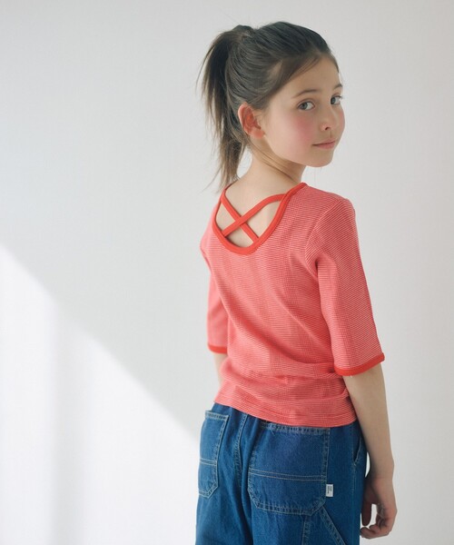 MILLER(ミラー)の「【別注】<Robert P. Miller>5分袖 Tシャツ / キッズ 140cm-150cm(Tシャツ/カットソー・キッズ・レッド/コバルトブルー/イエロー・140cm/150cm)」の4枚目の写真