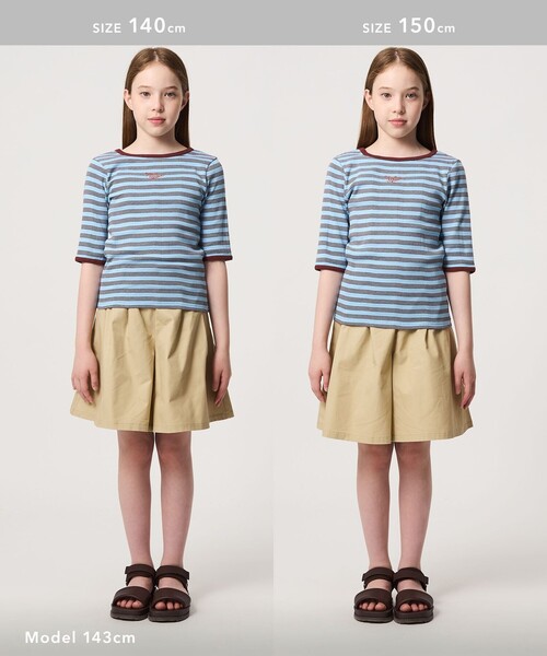 MILLER(ミラー)の「【別注】<Robert P. Miller>5分袖 Tシャツ / キッズ 140cm-150cm(Tシャツ/カットソー・キッズ・レッド/コバルトブルー/イエロー・140cm/150cm)」の8枚目の写真