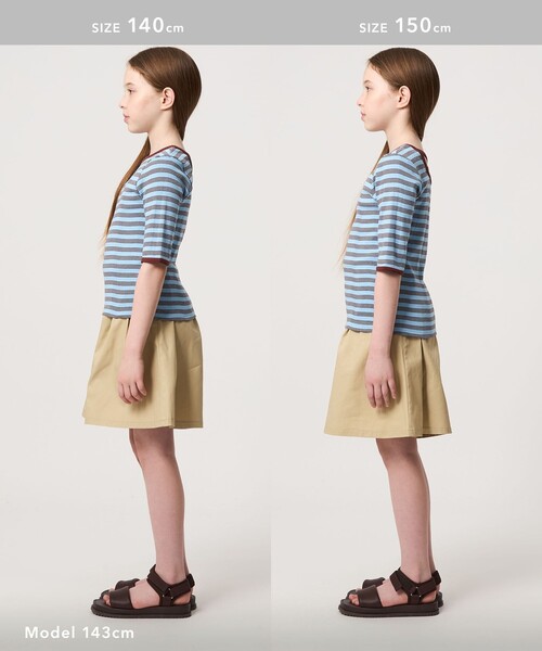 MILLER(ミラー)の「【別注】<Robert P. Miller>5分袖 Tシャツ / キッズ 140cm-150cm(Tシャツ/カットソー・キッズ・レッド/コバルトブルー/イエロー・140cm/150cm)」の9枚目の写真