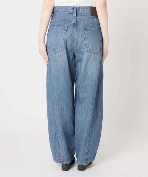 journal standard L'essage(ジャーナルスタンダードレサージュ)の「8ozデニムバルーンパンツ(デニムパンツ・レディース・ネイビー/ブルー・36/38)」の17枚目の写真