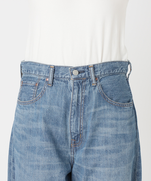 journal standard L'essage(ジャーナルスタンダードレサージュ)の「8ozデニムバルーンパンツ(デニムパンツ・レディース・ネイビー/ブルー・36/38)」の19枚目の写真