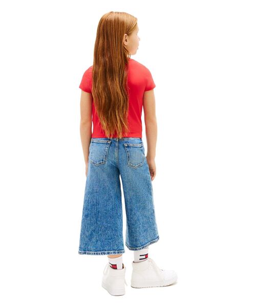 TOMMY HILFIGER(トミーヒルフィガー)の「GIRLS スターフラッグショートスリーブTシャツ(Tシャツ/カットソー・キッズ・レッド/マルチ・150cm/140cm/160cm/130cm)」の4枚目の写真