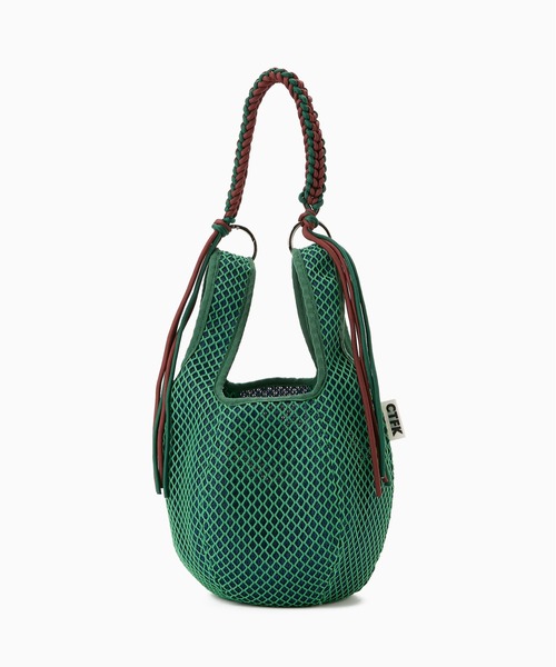 CONTROL FREAK / CTFK（コントロールフリーク）の「CONTROL FREAK(コントロールフリーク)メッシュボールバッグ（ハンドバッグ・レディース・ブラック/ホワイト/グリーン・FREE）」の9枚目の写真