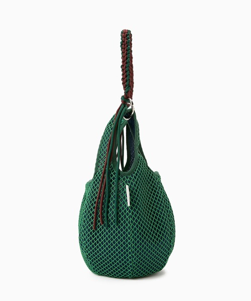 CONTROL FREAK / CTFK（コントロールフリーク）の「CONTROL FREAK(コントロールフリーク)メッシュボールバッグ（ハンドバッグ・レディース・ブラック/ホワイト/グリーン・FREE）」の8枚目の写真