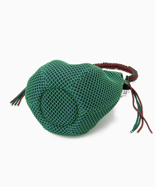 CONTROL FREAK / CTFK（コントロールフリーク）の「CONTROL FREAK(コントロールフリーク)メッシュボールバッグ（ハンドバッグ・レディース・ブラック/ホワイト/グリーン・FREE）」の5枚目の写真