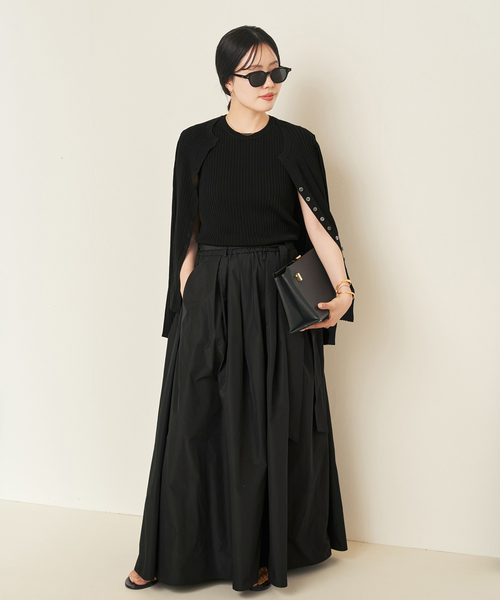 plage(プラージュ)の「Dressy Long スカート(スカート・レディース・ブラウン/ブラック・38/36)」の3枚目の写真