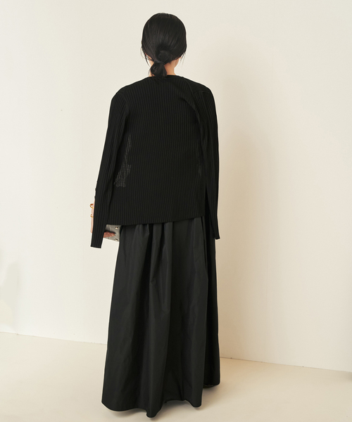 plage(プラージュ)の「Dressy Long スカート(スカート・レディース・ブラウン/ブラック・38/36)」の7枚目の写真