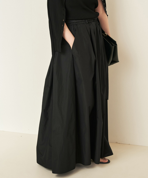 plage(プラージュ)の「Dressy Long スカート(スカート・レディース・ブラウン/ブラック・38/36)」の10枚目の写真