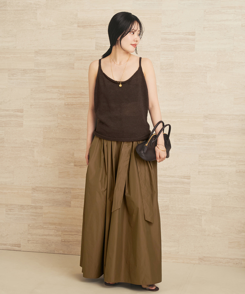 plage(プラージュ)の「Dressy Long スカート(スカート・レディース・ブラウン/ブラック・38/36)」の13枚目の写真