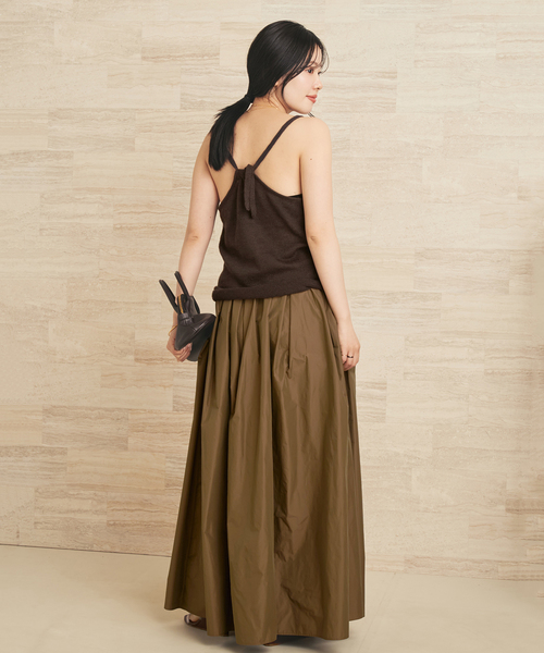 plage(プラージュ)の「Dressy Long スカート(スカート・レディース・ブラウン/ブラック・38/36)」の15枚目の写真