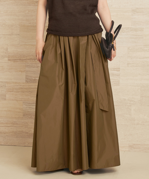 plage(プラージュ)の「Dressy Long スカート(スカート・レディース・ブラウン/ブラック・38/36)」の16枚目の写真