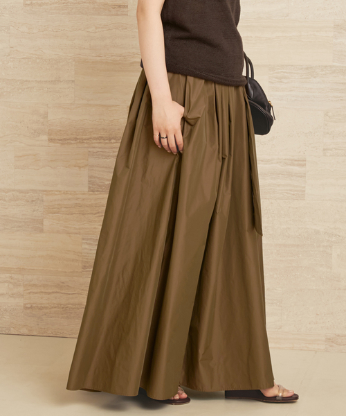 plage(プラージュ)の「Dressy Long スカート(スカート・レディース・ブラウン/ブラック・38/36)」の20枚目の写真