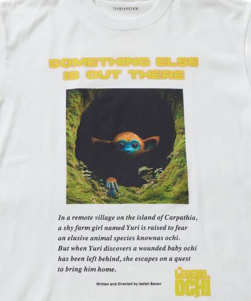 bonjour records(ボンジュールレコーズ)の「A24 for bonjour records 『The Legend Of Ochi』Exclusive T-shirt(Tシャツ/カットソー・メンズ・ホワイト/ホワイト系その他/ホワイト系その他2・M/L/XL)」の10枚目の写真