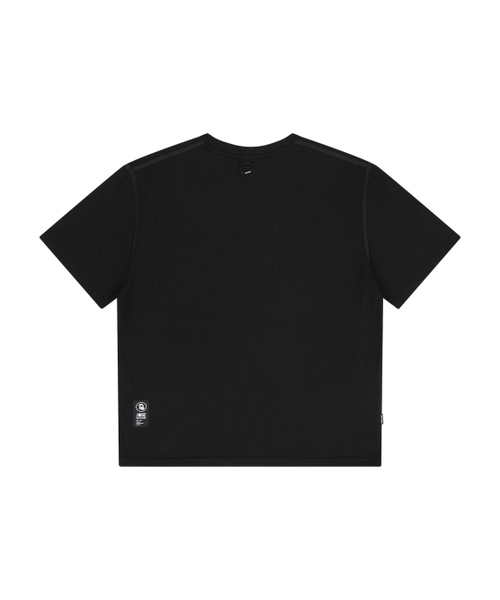 JAMIE WEST(ジェイミーウエスト)の「ゴードンワッフルウェビングポイントレギュラーTシャツ(ブラック)(Tシャツ/カットソー・レディース・その他・MEDIUM/LARGE/X-LARGE)」の6枚目の写真