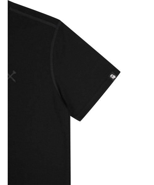JAMIE WEST(ジェイミーウエスト)の「ゴードンワッフルウェビングポイントレギュラーTシャツ(ブラック)(Tシャツ/カットソー・レディース・その他・MEDIUM/LARGE/X-LARGE)」の8枚目の写真