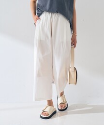 Rouge vif | 【ロングセラー】【2026SS新色登場】イージーワイドパンツ/ウエストゴム/クロップド丈(その他パンツ)